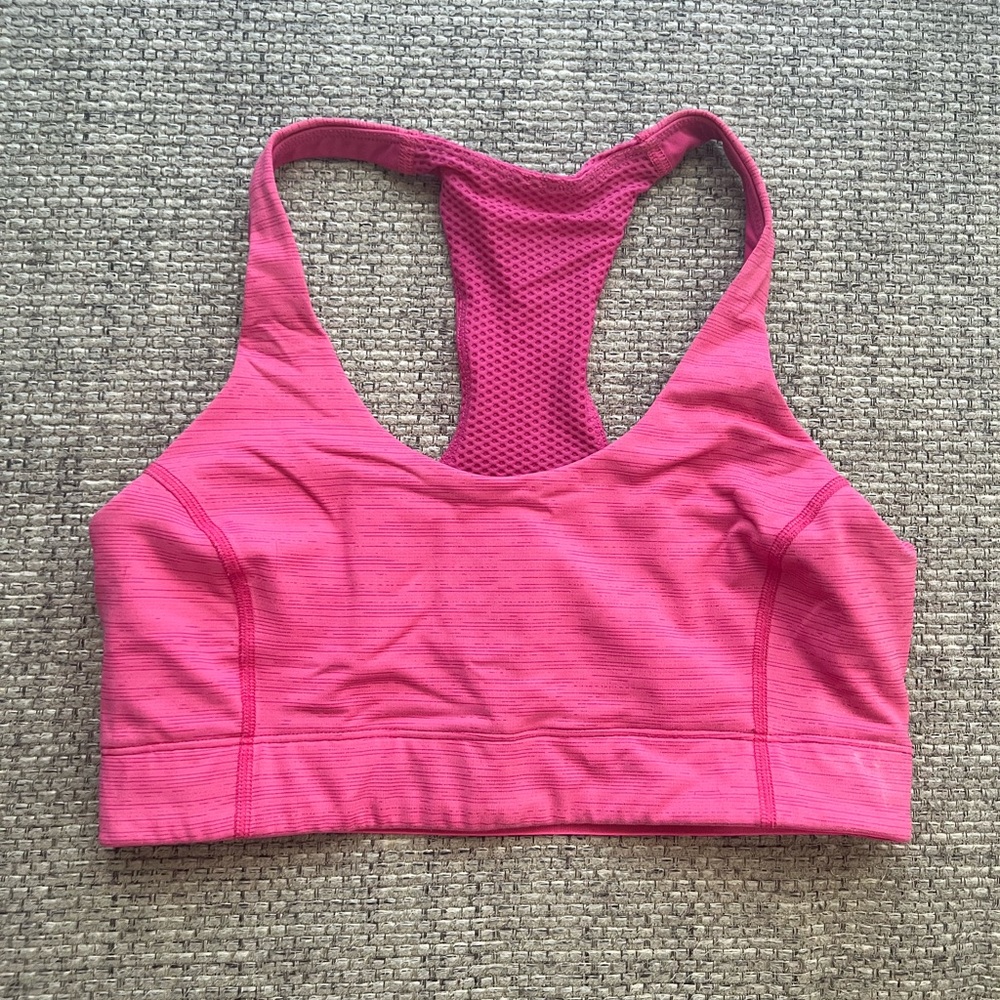 Outdoor Voices Neon Pink Sports Bra